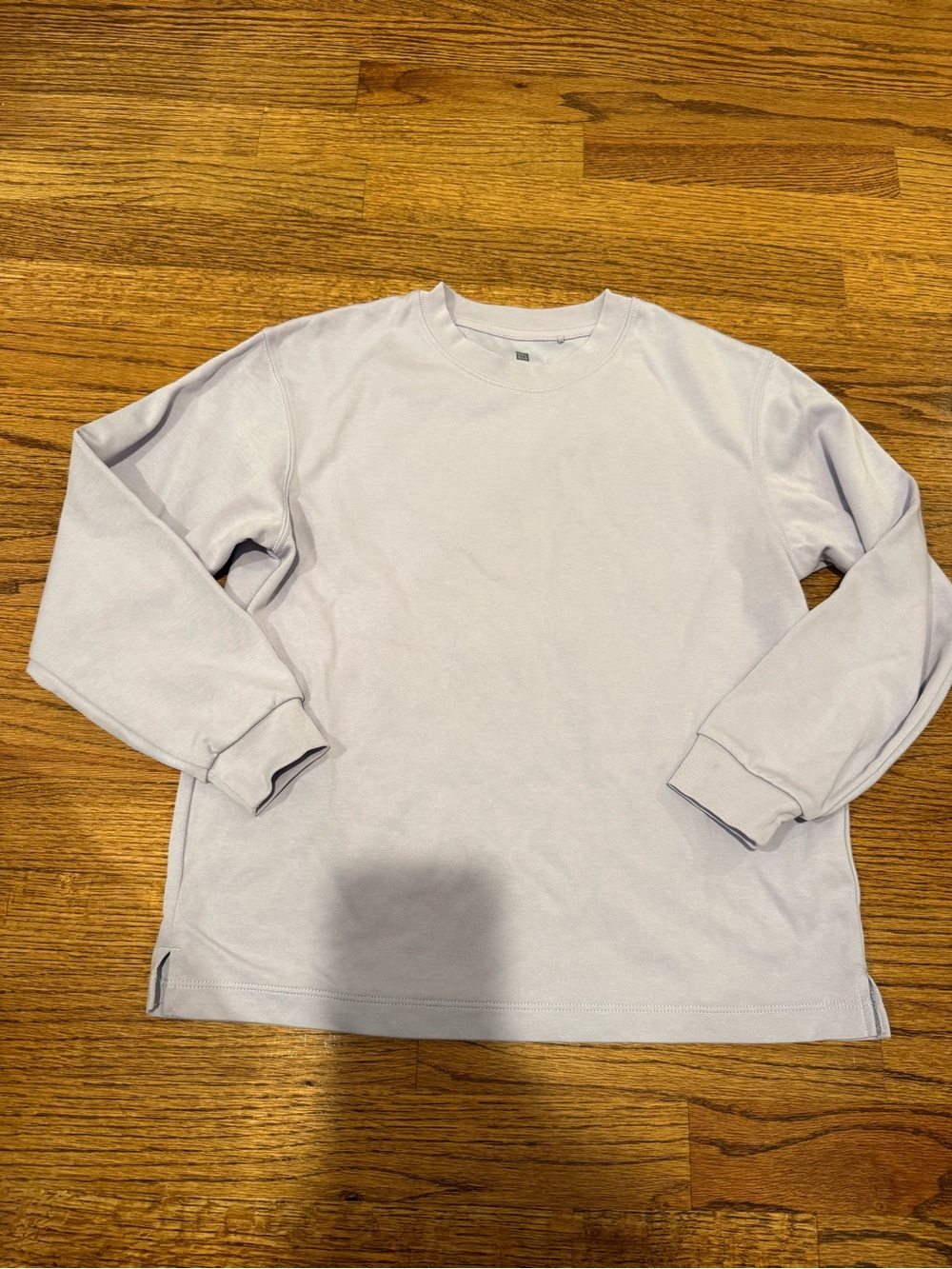 Uniqlo Kids Long-Sleeve Crewneck Tee - Light Lavender